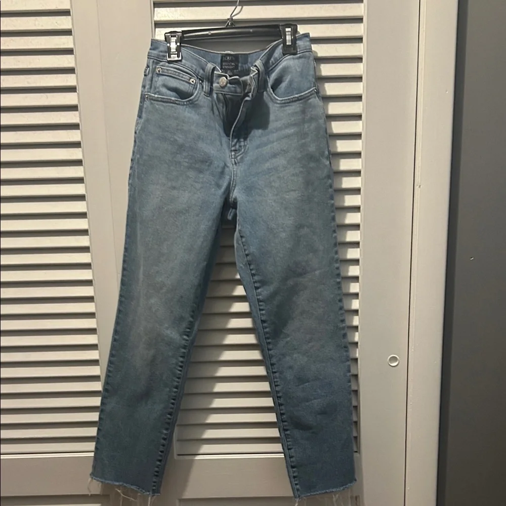 J. Crew Factory Essential Straight Jeans - Blue - Picture 2 of 5